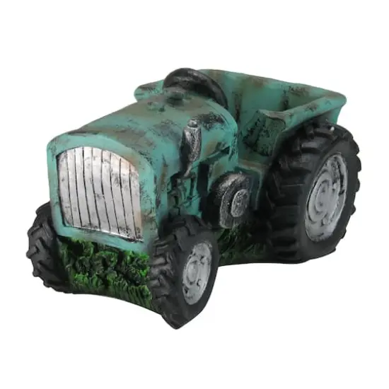 12.25" Distressed Tractor Patio Planter {3}
