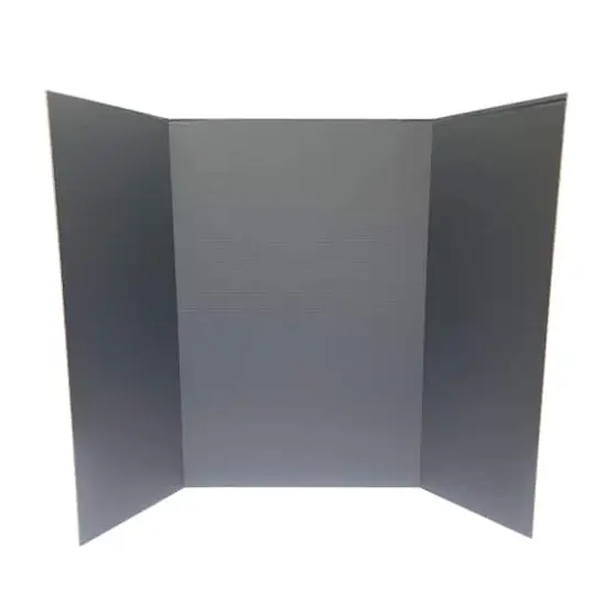 Corrugated Tri-Fold Display Board, 36" x 48" Black {1}