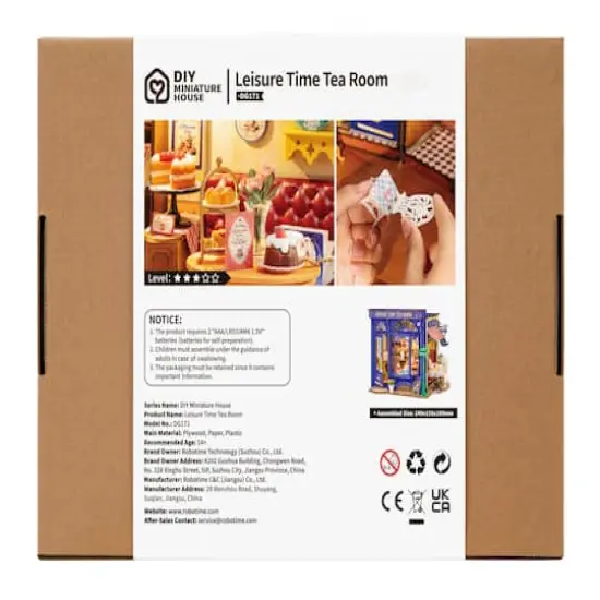 Rolife&reg; Leisure Time Tea Room DIY Miniature House Kit {10}