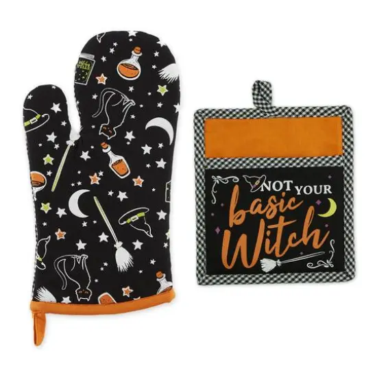 DII&reg; Basic Witch Oven Mitt & Potholder Set {1}