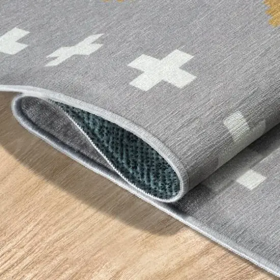 My Magic Carpet Nordic Weave Washable Rug Mushroom {4}