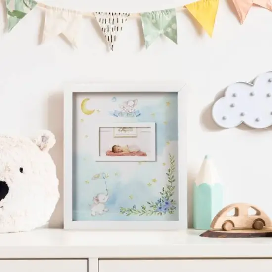 Kate Aspen&reg; Blue Elephant Baby Shower Guest Book Alternative {7}