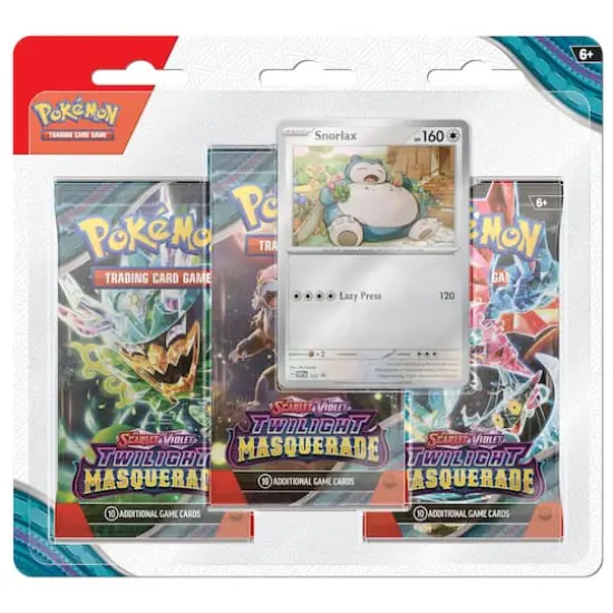 Pok&eacute;mon&trade; Trading Card Game Scarlet & Violet Twilight Masquerade Booster 3 Pack {4}