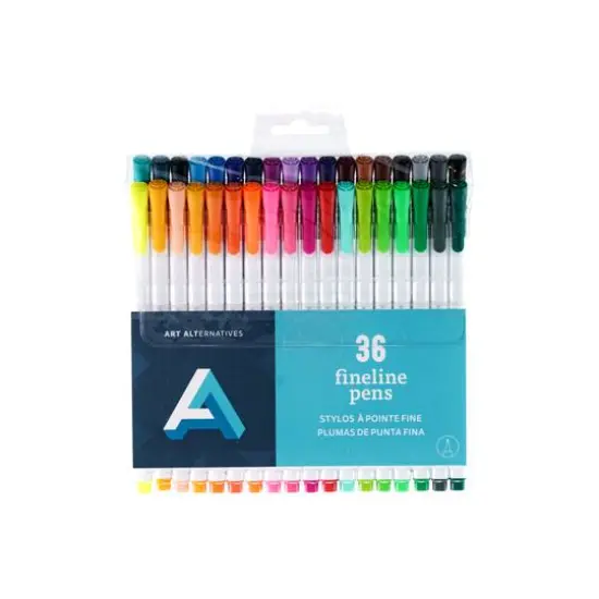 Art Alternatives Fineline Pen 36 Color Set {1}