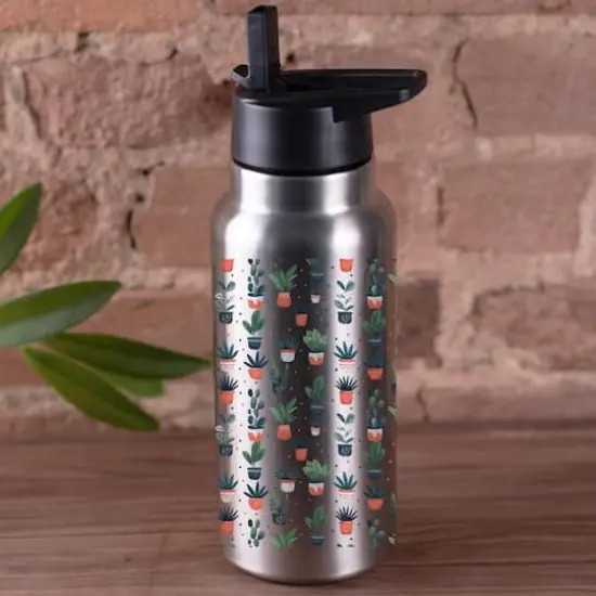 Houseplant Pattern 32oz. Tumbler {4}