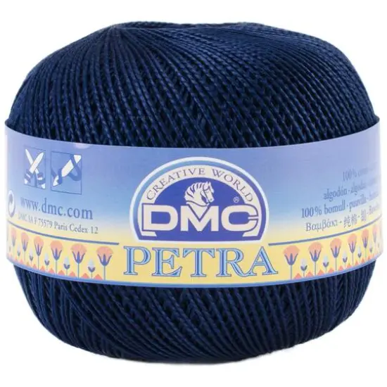 DMC&reg; Petra Size 5 Crochet Cotton Thread 5823 Blue {1}