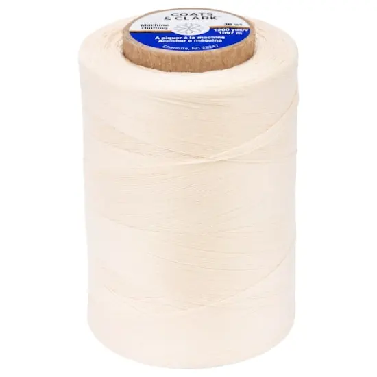 Coats & Clark&trade; Machine Quilting Thread, 1,200yd. Egg Shell Cream {1}