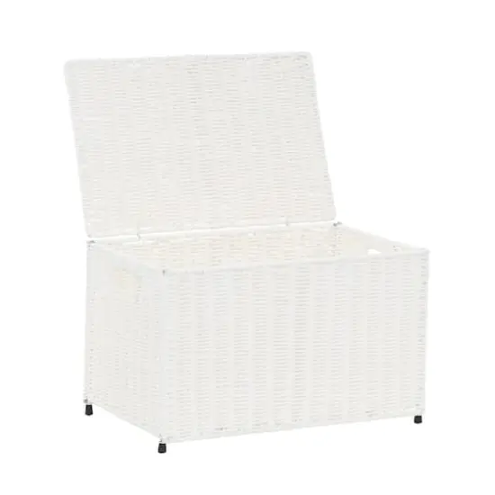 Household Essentials 19" White Woven Sturge Chest {6}