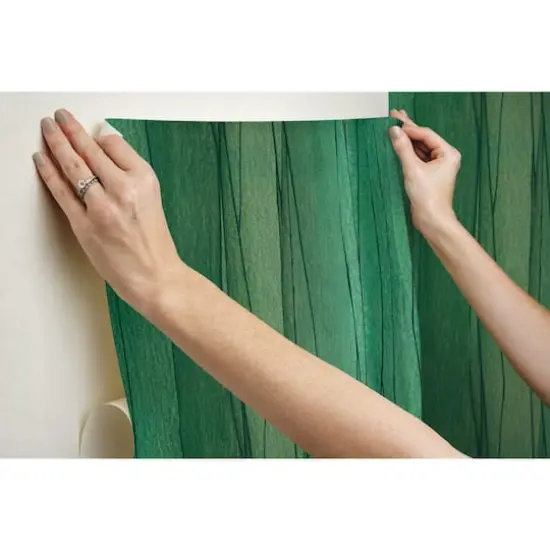 RoomMates Making Waves Peel & Stick Wallpaper Green {11}
