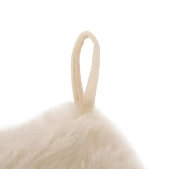 Glitzhome&reg; 21" White Plush Stockings, 2ct. {7}