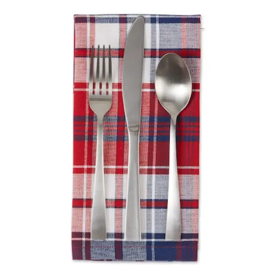 DII&reg; Americana Plaid Cloth Dinner Napkins, 6ct. {4}