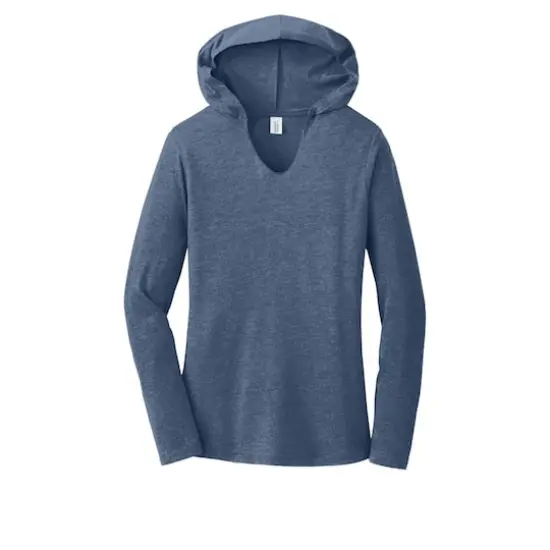 District&reg; Women's Perfect Tri&reg; Long Sleeve Hoodie Navy Frost {1}