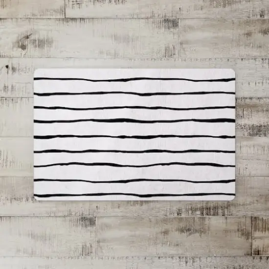 Simple Painted Stripes 27" x 18" Floor Mat {3}