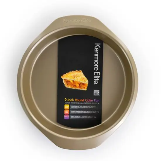 Kenmore Elite 9" Nonstick Carbon Steel Round Cake Pan {5}