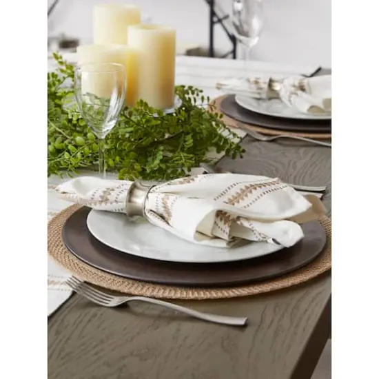 DII&reg; Stone Zig Dobby Stripe Cloth Dinner Napkins, 6ct. {5}
