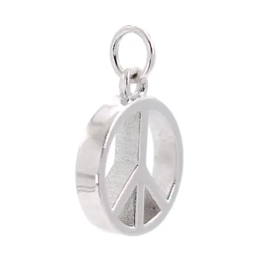 Sterling Silver Peace Icon Charm by Bead Landing&trade; {4}