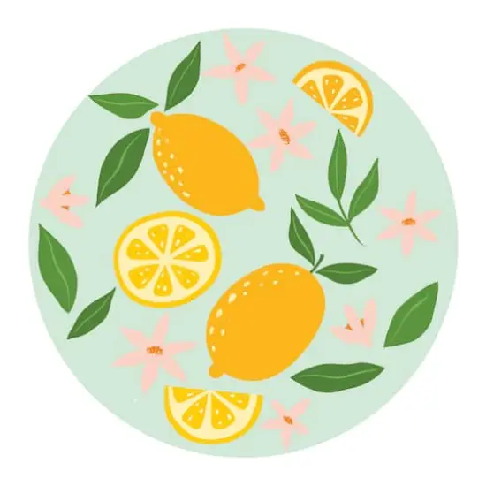 7" Fruit Round Canvas Painting Kit by Craft Smart&reg; {1}