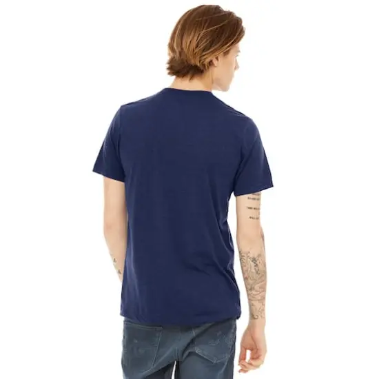 BELLA+CANVAS&reg; Adult Unisex Tri Blend T-Shirt Navy {5}