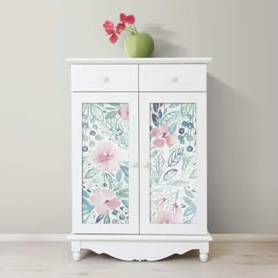 RoomMates Clara Jean April Showers Peel & Stick Wallpaper Pink/Green {5}