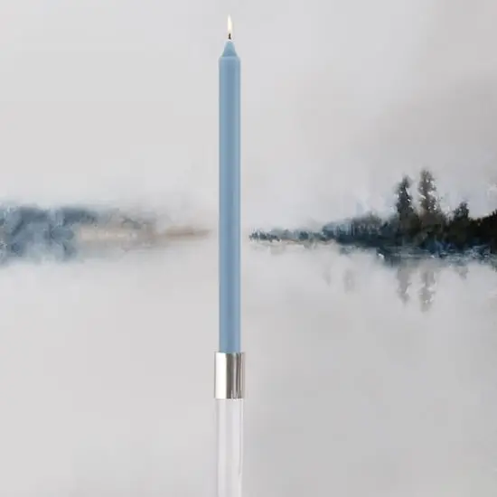 Root Candles Arista&trade; 12" Smooth Taper Candles, 12ct. Williamsburg Blue {5}