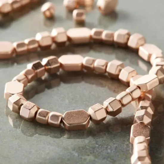 Matte Rose Gold Hematite Mix Beads by Bead Landing&trade; {3}