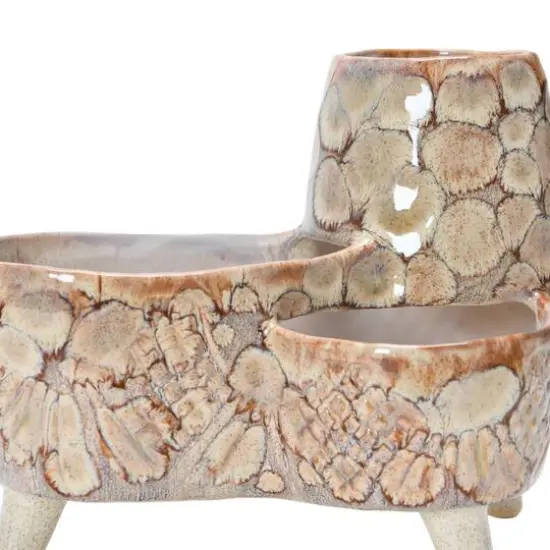 Hello Honey&reg; 8.5" Stoneware Planter with 3 Openings {3}