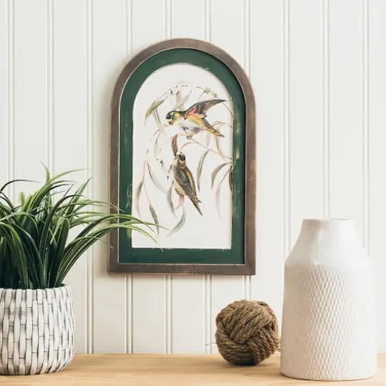 Unfinished Wood Arch Sign {3}