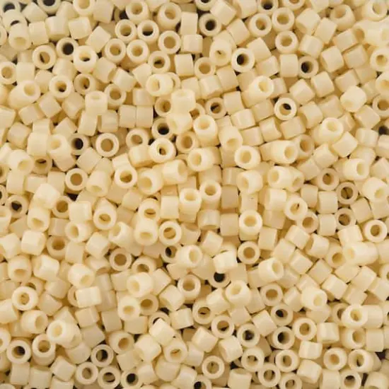 John Bead 11/0 Miyuki Delica Glass Seed Beads, 5g Dark Cream {1}