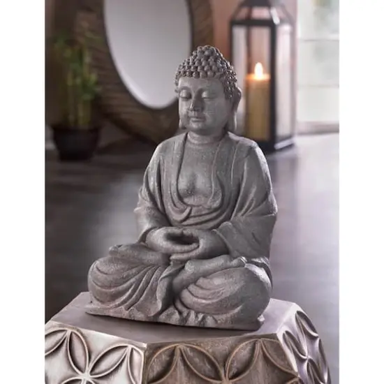 11.5" Meditating Buddha Statue {3}