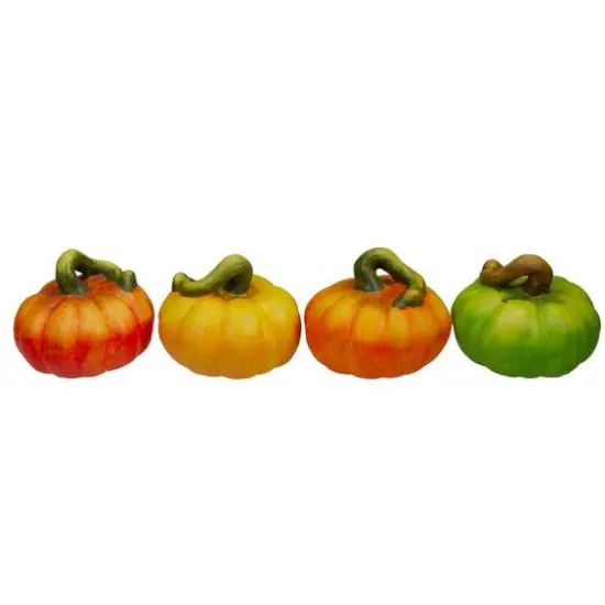Fall Harvest Pumpkins Thanksgiving Decoration Set, 4ct. {1}