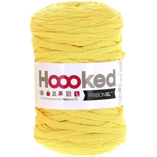 Hoooked RibbonXL Yarn Lemon Yellow {1}