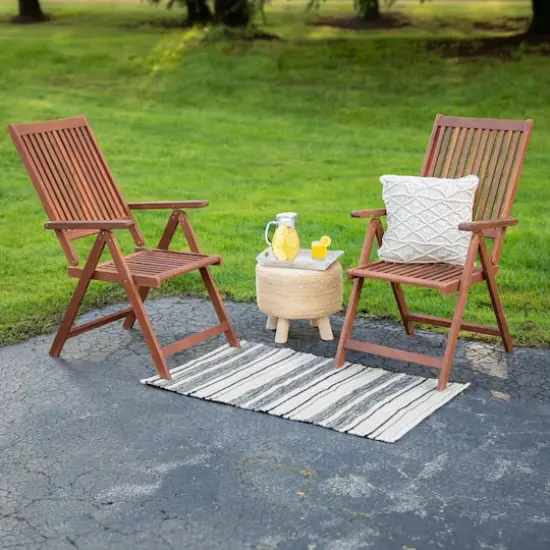 Cream & Black Handloom Woven Throw Rug, 3.5ft. x 2ft.  {3}