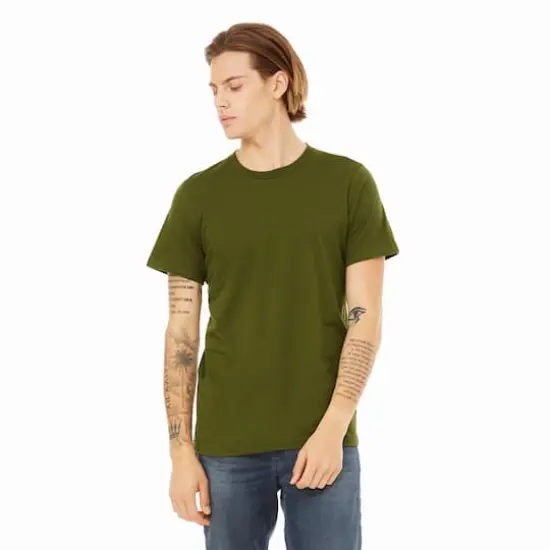 BELLA+CANVAS&reg; Adult Unisex T-Shirt Olive {4}