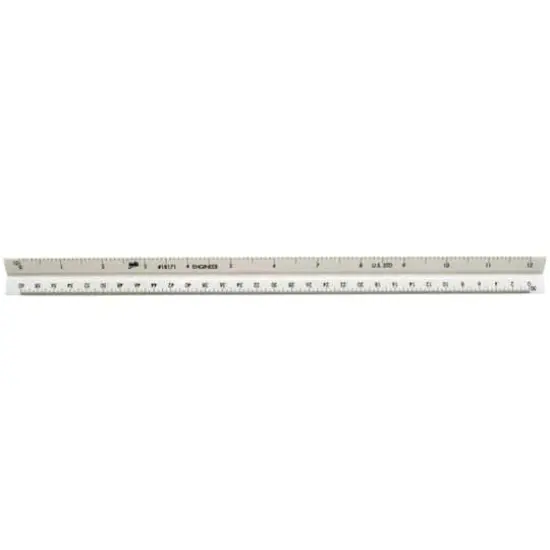 Helix&reg; Engineering Triangular Scale, 12" {1}