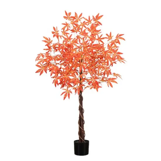 4ft. Autumn Vibrant Maple Artificial Fall Tree {1}