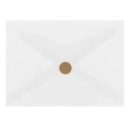 JAM Paper Brown Kraft Circle Label Stickers {6}