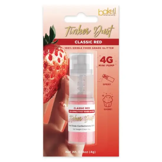 Bakell&reg; Tinker Dust Edible Glitter Classic Red {1}