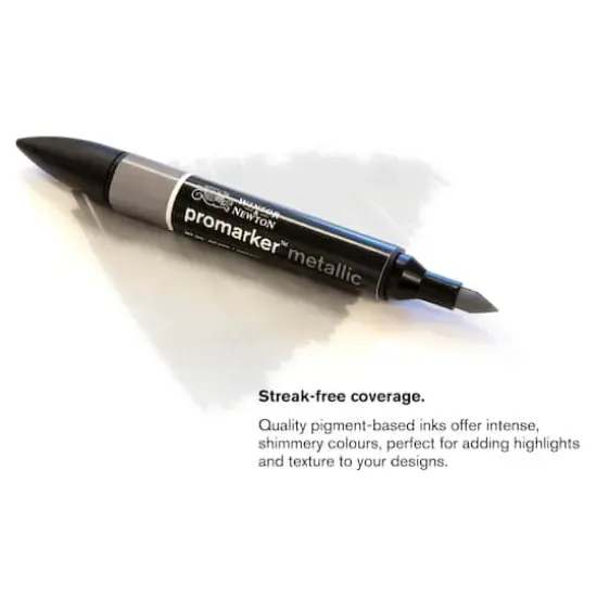 Winsor & Newton&trade; ProMarker Metallic&trade; Marker Set {5}