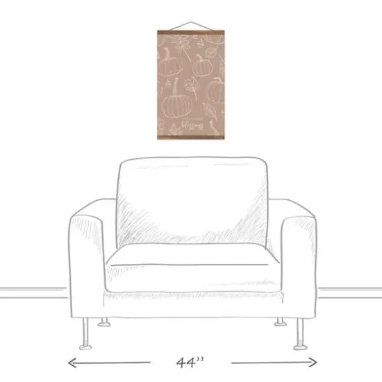 Dusty Rose Count Your Blessings Hanging Canvas {4}