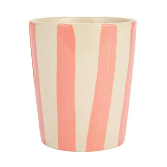Hello Honey&reg; 10oz. Round Striped Stoneware Cups, 12ct. {7}