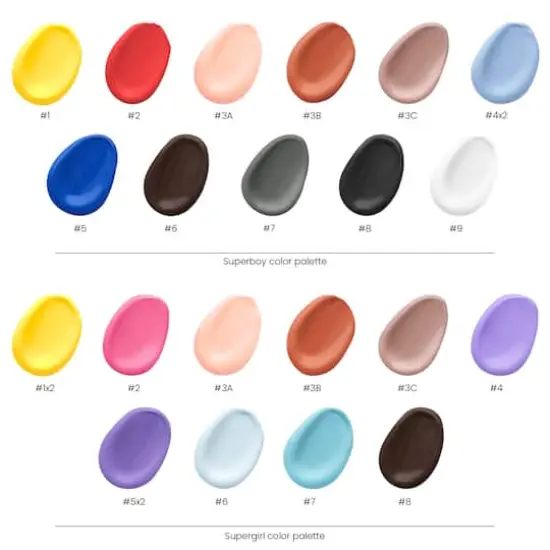 Arteza&reg; Kids Superheroes Paint by Numbers Kit, 35 pcs {5}