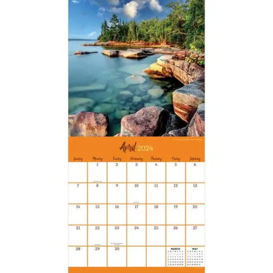 TF Publishing 2024 Michigan Wall Calendar {4}