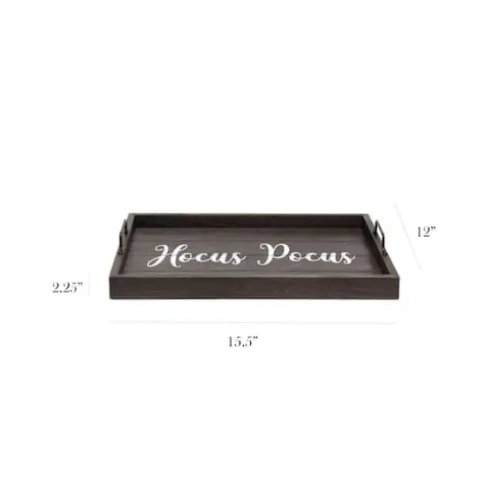 Elegant Designs&trade; 15.5" Hocus Pocus Serving Tray with Handles {3}