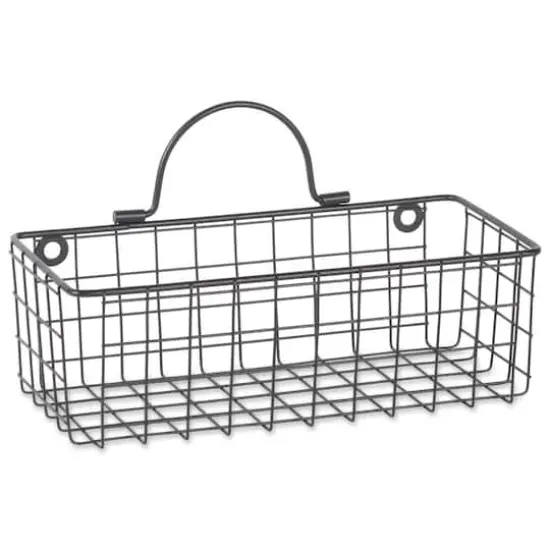 DII&reg; Small Wire Wall Baskets, 2ct. Black {5}