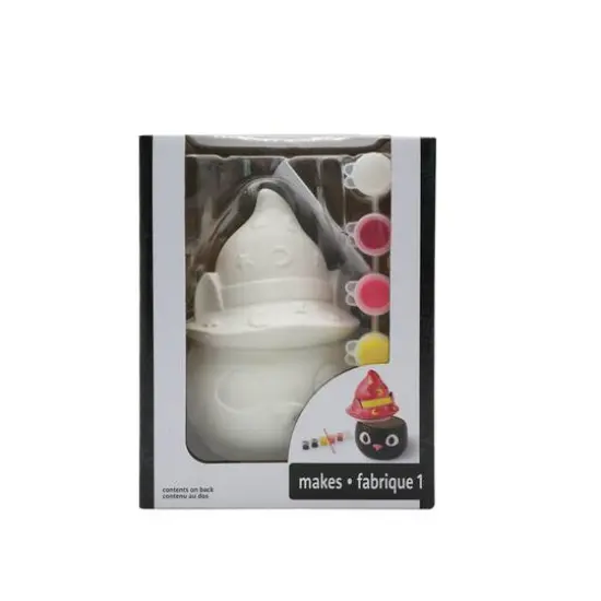 Witch Hat Ceramic Trinket Jar Kit by Creatology&trade; {3}