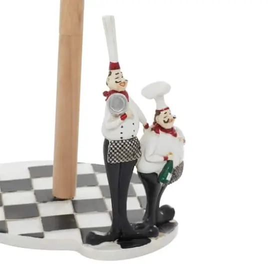 13" Chef Figurine Paper Towel Holder {6}