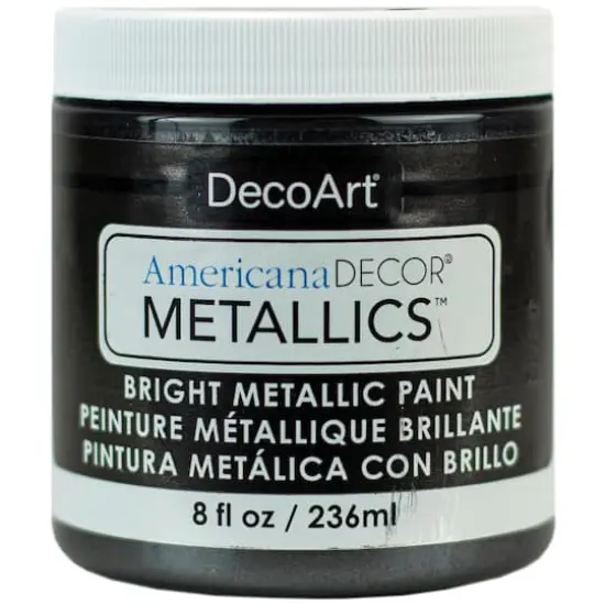 Americana Decor&reg; Metallics&trade; Paint Obsidian {1}