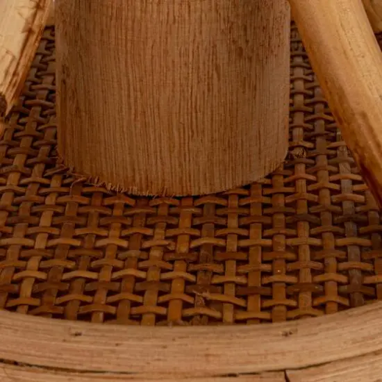 Hello Honey&reg; 18" Rustic Rattan Vintage Reproduction Table Lamp, 2ct. {8}