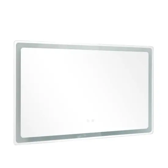 Clear Glass Modern Anti Fog Mirror, 47" x 2" x 30" {3}