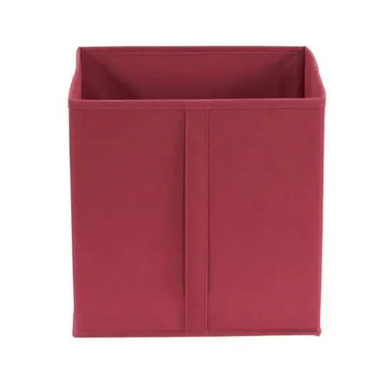 Household Essentials Storage Cubes with Vertical Handle, 6ct. Red {7}